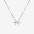Marquise Solitaire Diamond Necklace in Platinum Pendant